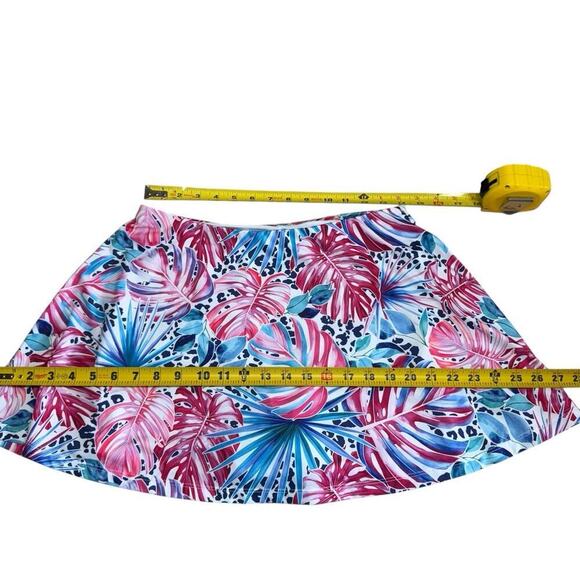 Tail Activewear Golf Tennis Tropical Flared Pull On Skirt Skort M Athleisure - Picture 6 of 8